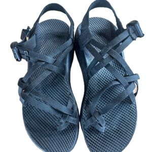 Chaco ZX2 Womens Classic Solid Black Water Sport Hiking Strappy Sandals 9 M